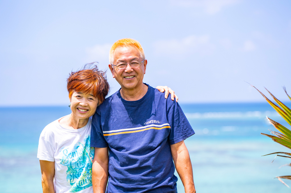 沖縄　出張撮影　家族写真　子供写真　ビーチ